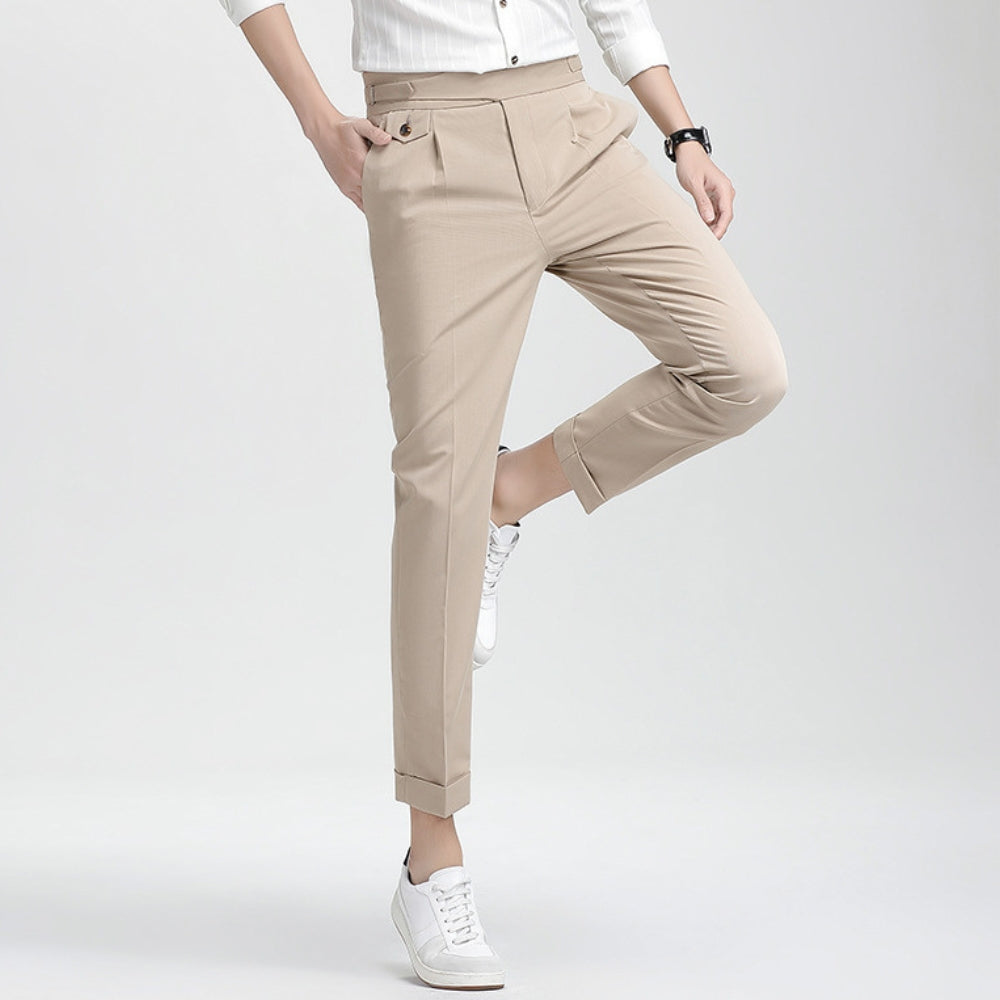 Old Money High Waist Nine-Point Trousers