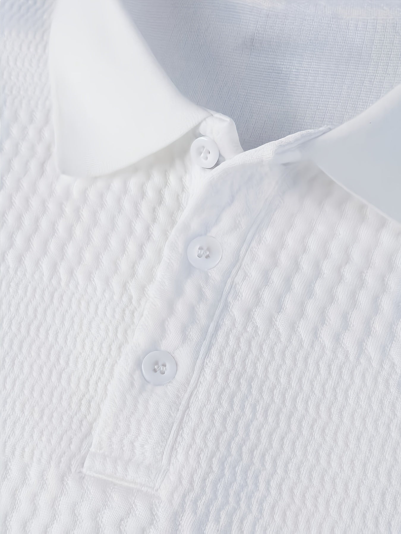 Men's Fashion Shirt - Long Sleeve, Jacquard Fabric with Vertical Rib Details, Casual Fitness Avant-Garde, 100% Polyester, Ideal for Spring and Autumn