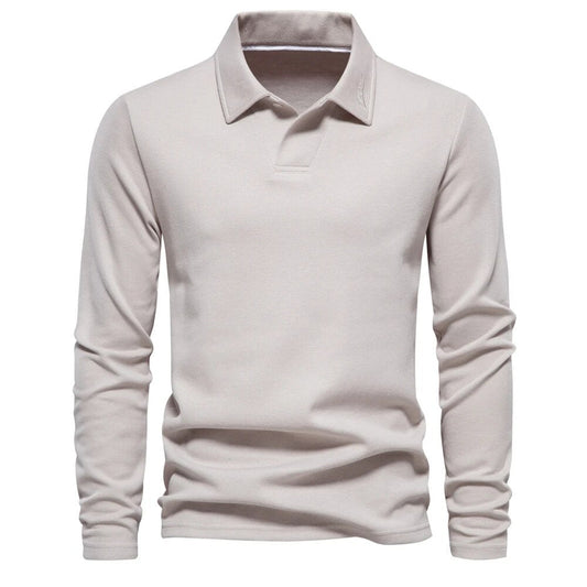 Old Money Long Sleeve Polo Shirt