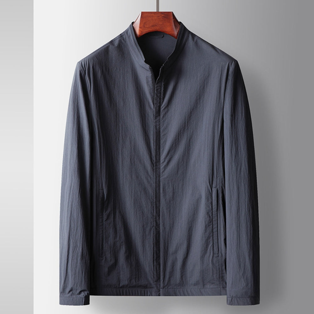 Old Money Stand-Up Collar Luxury Business Casual Jacket