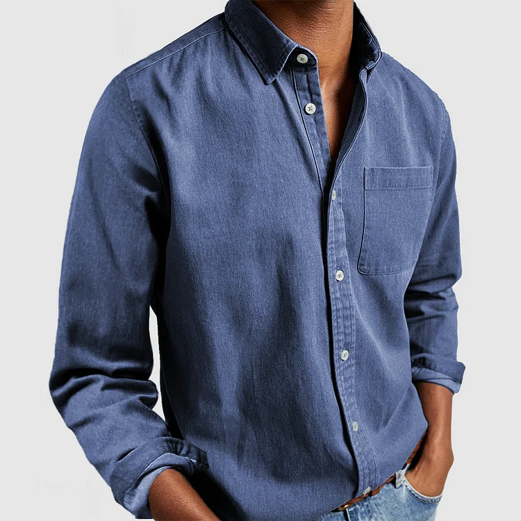 Old Money Casual Button-Up Shirt
